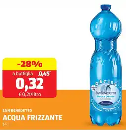 ALDI San benedetto acqua frizzante offerta