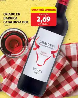 ALDI Criado en barrica catalunya DOC offerta