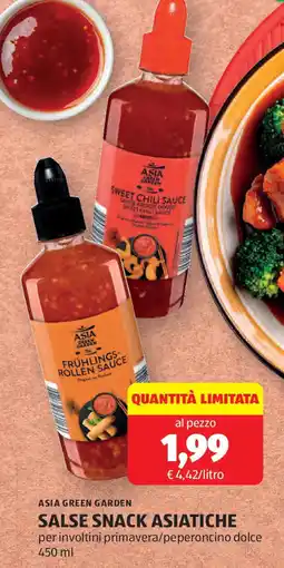 ALDI Asia green garden salse snack asiatiche offerta