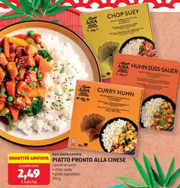 ALDI Asia green garden piatto pronto alla cinese offerta