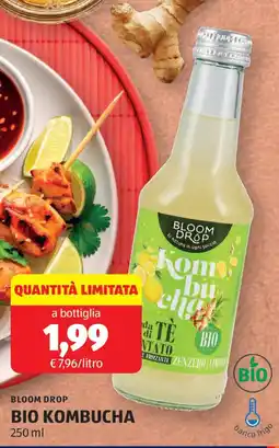ALDI Bloom drop bio kombucha offerta