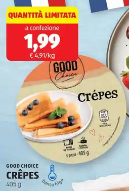 ALDI Good choice crêpes offerta