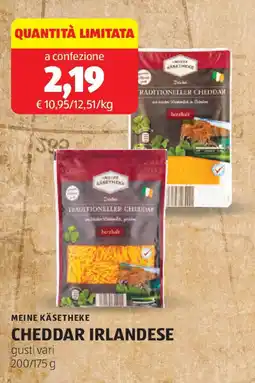ALDI Meine käsetheke cheddar irlandese offerta