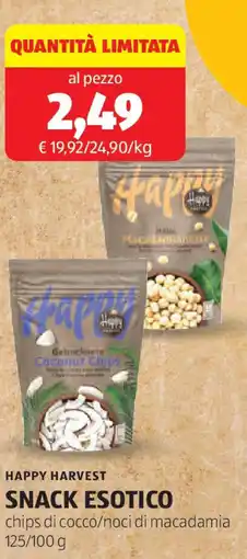 ALDI Happy harvest snack esotico offerta