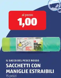 ALDI Il sacco del pesce rosso sacchetti con maniglie estraibili offerta