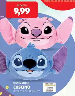 ALDI Disney stitch cuscino offerta
