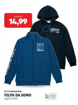 ALDI Up 2 fashion men felpa da uomo offerta