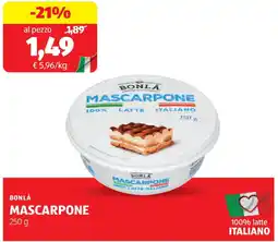 ALDI Bonlà mascarpone offerta