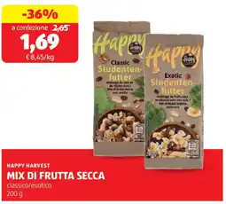 ALDI Happy harvest mix di frutta secca offerta