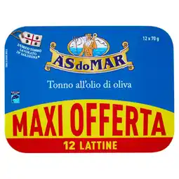 Ipercoop TONNO ALL’OLIO DI OLIVA ASDOMAR offerta
