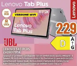 Extracoop JBL LENOVO TAB PLUS ZADX0091SE offerta