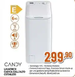 Extracoop CANDY LAVATRICE CARICA DALL'ALTO CST06LE111 offerta