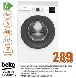 Extracoop beko LAVATRICE BMWU3721A offerta