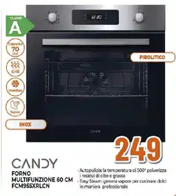 Extracoop CANDY FORNO MULTIFUNZIONE 60 CM FCM955XRLCN offerta