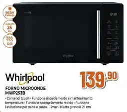 Extracoop Whirlpool FORNO MICROONDE MWP253B offerta