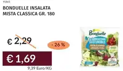 Prezzemolo e Vitale Bonduelle insalata mista classica offerta