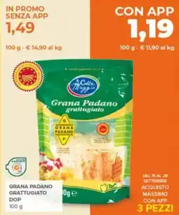 Todis Grana padano grattugiato DOP offerta