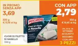 Todis Cuori di Filetto di Nasello PESCANOVA offerta