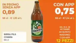 Todis Birra pils chiara offerta
