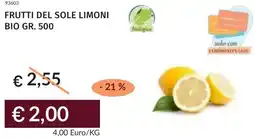 Prezzemolo e Vitale Frutti del sole limoni bio offerta