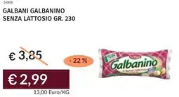 Prezzemolo e Vitale Galbani galbanino senza lattosio offerta