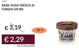 Prezzemolo e Vitale Rana sugo fresco ai funghi offerta