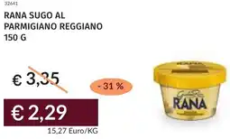 Prezzemolo e Vitale Rana sugo al parmigiano reggiano offerta