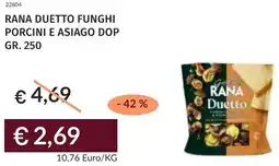 Prezzemolo e Vitale Rana duetto funghi porcini e asiago dop offerta