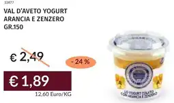 Prezzemolo e Vitale Val d'aveto yogurt arancia e zenzero offerta