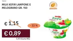 Prezzemolo e Vitale Milk kefir lampone e melograno offerta