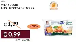 Prezzemolo e Vitale Mila yogurt all'albicocca offerta