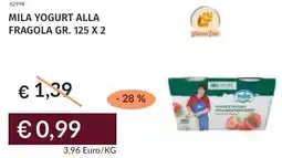 Prezzemolo e Vitale Mila yogurt alla fragola offerta