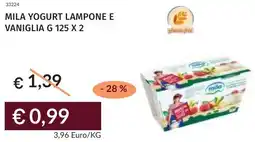 Prezzemolo e Vitale Mila yogurt lampone e vaniglia offerta