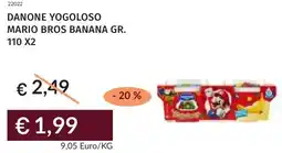 Prezzemolo e Vitale Danone yogoloso mario bros banana offerta