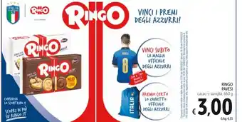 Spazio Conad Ringo Pavesi Cacao o vaniglia 660g offerta