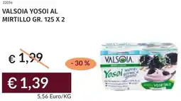 Prezzemolo e Vitale Valsoia yosoi al mirtillo offerta
