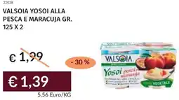 Prezzemolo e Vitale Valsoia yosoi alla pesca e maracuja offerta