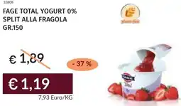Prezzemolo e Vitale Fage total yogurt 0% split alla fragola offerta