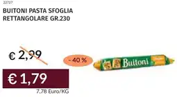 Prezzemolo e Vitale Buitoni pasta sfoglia rettangolare offerta