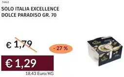 Prezzemolo e Vitale Solo italia excellence dolce paradiso offerta
