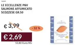 Prezzemolo e Vitale Le eccellenze p&v salmone affumicato scozzese offerta