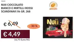 Prezzemolo e Vitale Nuii cioccolato bianco e mirtilli rossi scandinavi offerta