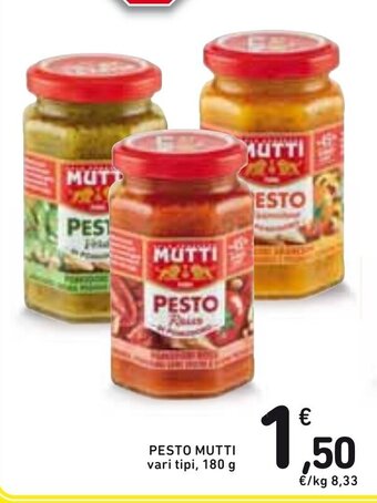 Spazio Conad Mutti Pesto 180g offerta