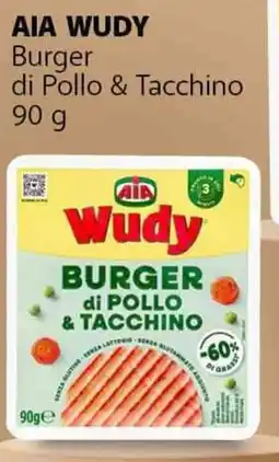 Famila Superstore AIA WUDY Burger di Pollo & Tacchino offerta