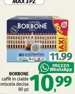 Pam BORBONE caffè in cialde miscela decisa 80 pz offerta