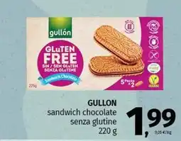 Pam GULLON sandwich chocolate senza glutine offerta