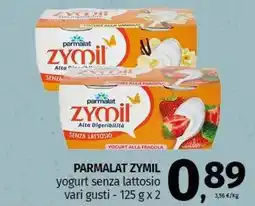 Pam PARMALAT ZYMIL yogurt senza lattosio vari gusti offerta