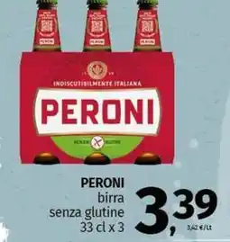 Pam PERONI birra senza glutine offerta