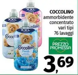 Pam COCCOLINO ammorbidente concentrato vari tipi offerta