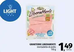 Pam GRANTERRE LIBERAMENTE mortadella di pollo offerta